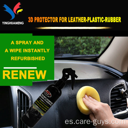 Limpieza de cuero de automóvil Spray Protector Dashboard Cleaning